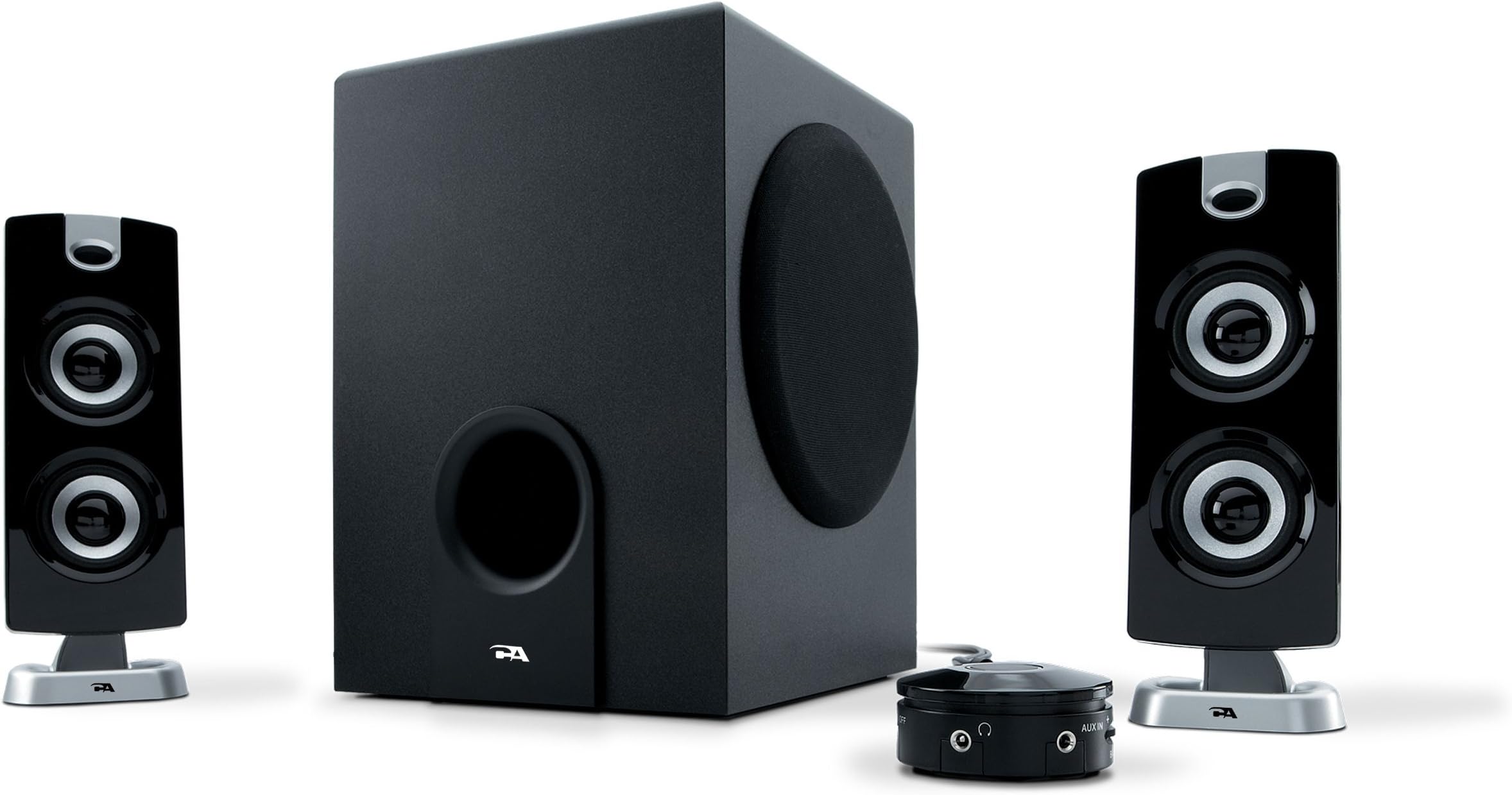Cyber Acoustics CA-3602a 62W Desktop Computer Speaker with Subwoofer - Perfect 2.1 Gaming and Multimedia PC speakers