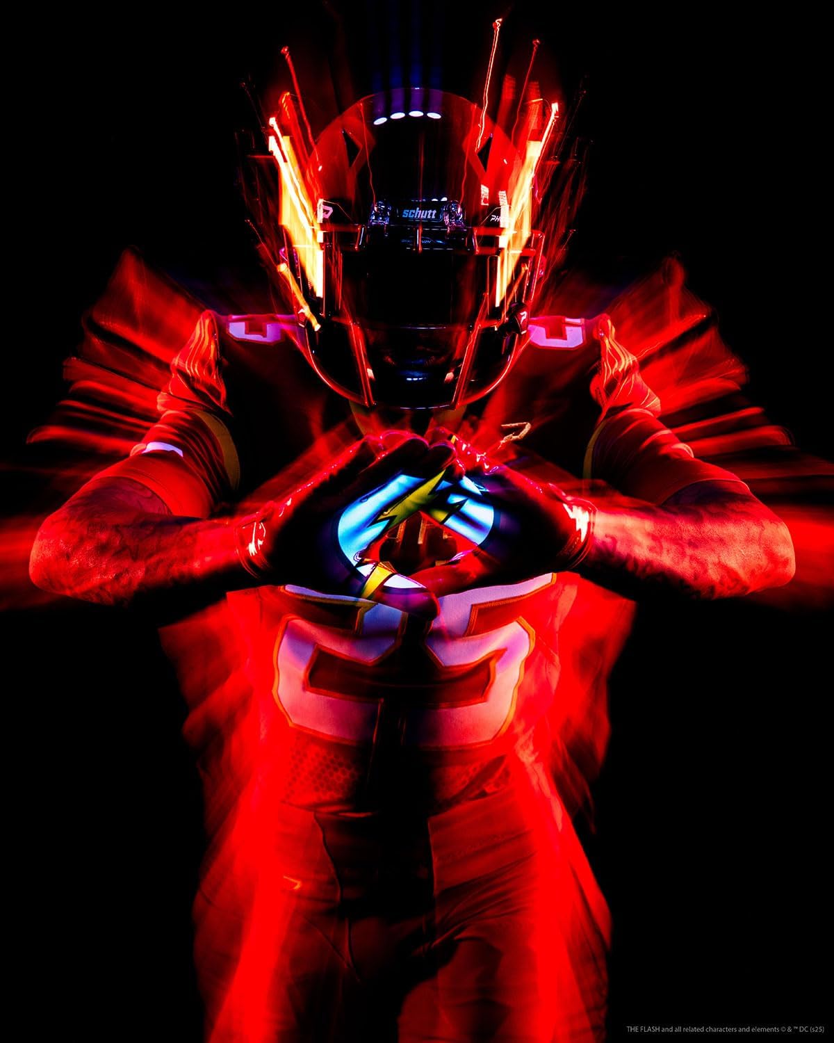 Phenom Elite The Flash Football Gloves - VPS5 (Youth Large)