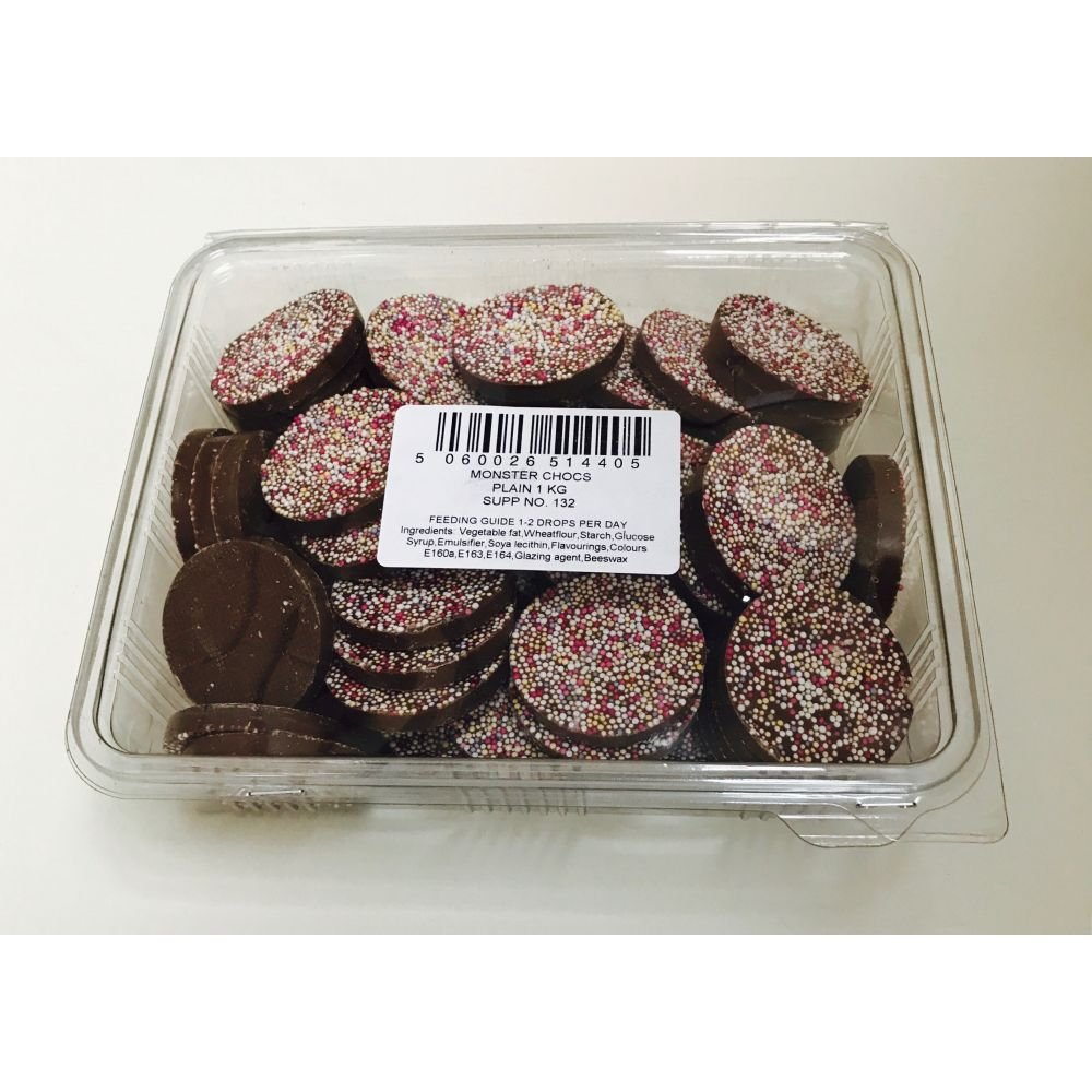 Monster Chocs Plain Dog Chocolate Treats 1kg