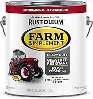 Vista 21 de Rust-Oleum Farm & Implement 280176 - Pintura esmaltada, galón, naranja (Allis Chalmers Orange)