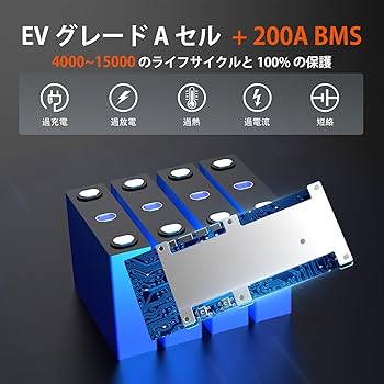 12V300Ah リン酸鉄リチウムイオンバッテリー 3840Wh LiFePO4 41VeN++52UL.jpg