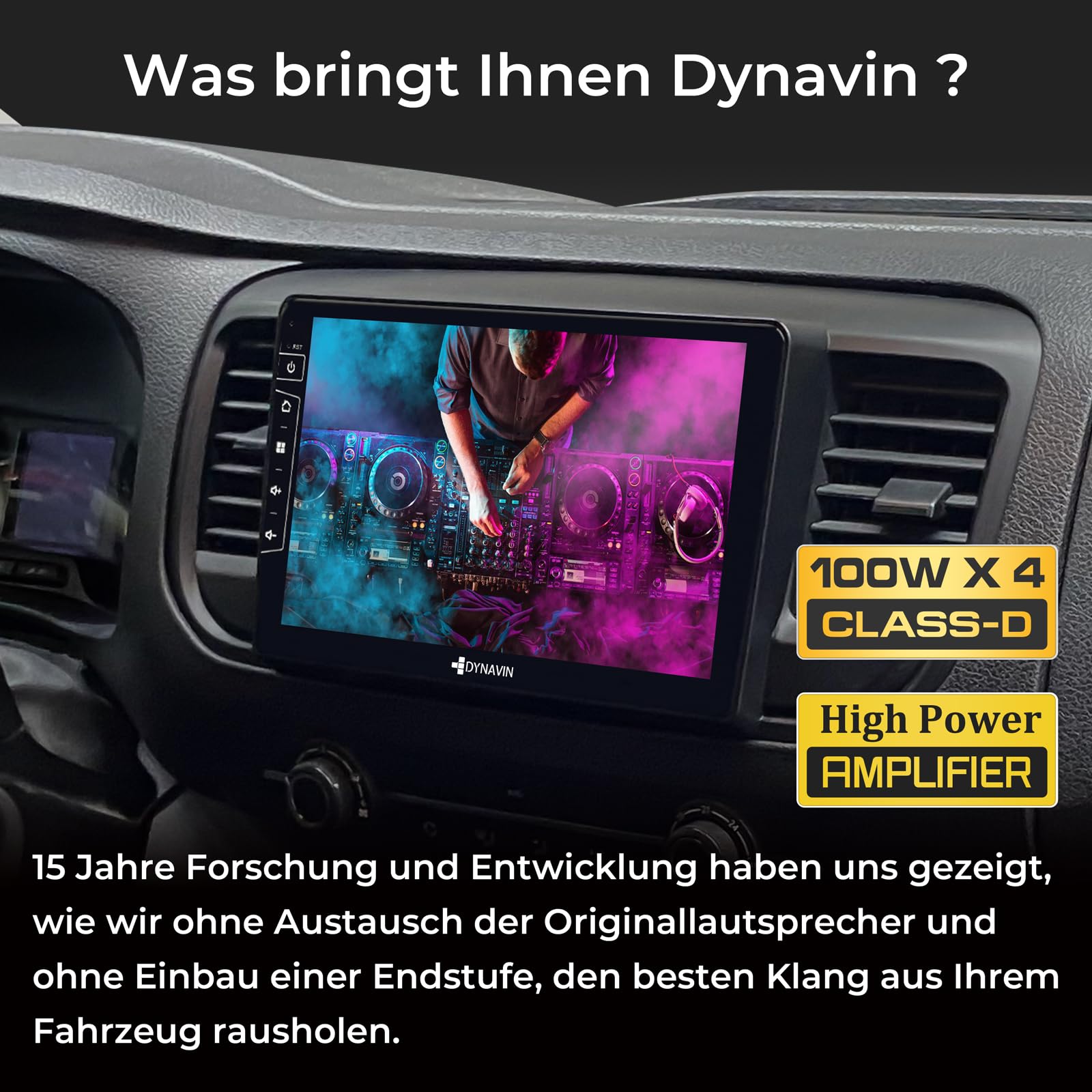 DYNAVIN Android Autoradio Navi für Toyota ProAce Opel Vivaro Peugeot Expert, 9 Zoll OEM Radio mit Wireless Carplay und Android Auto | Head-up Display | Inkl. DAB+: D9-TYPA Premium Flex