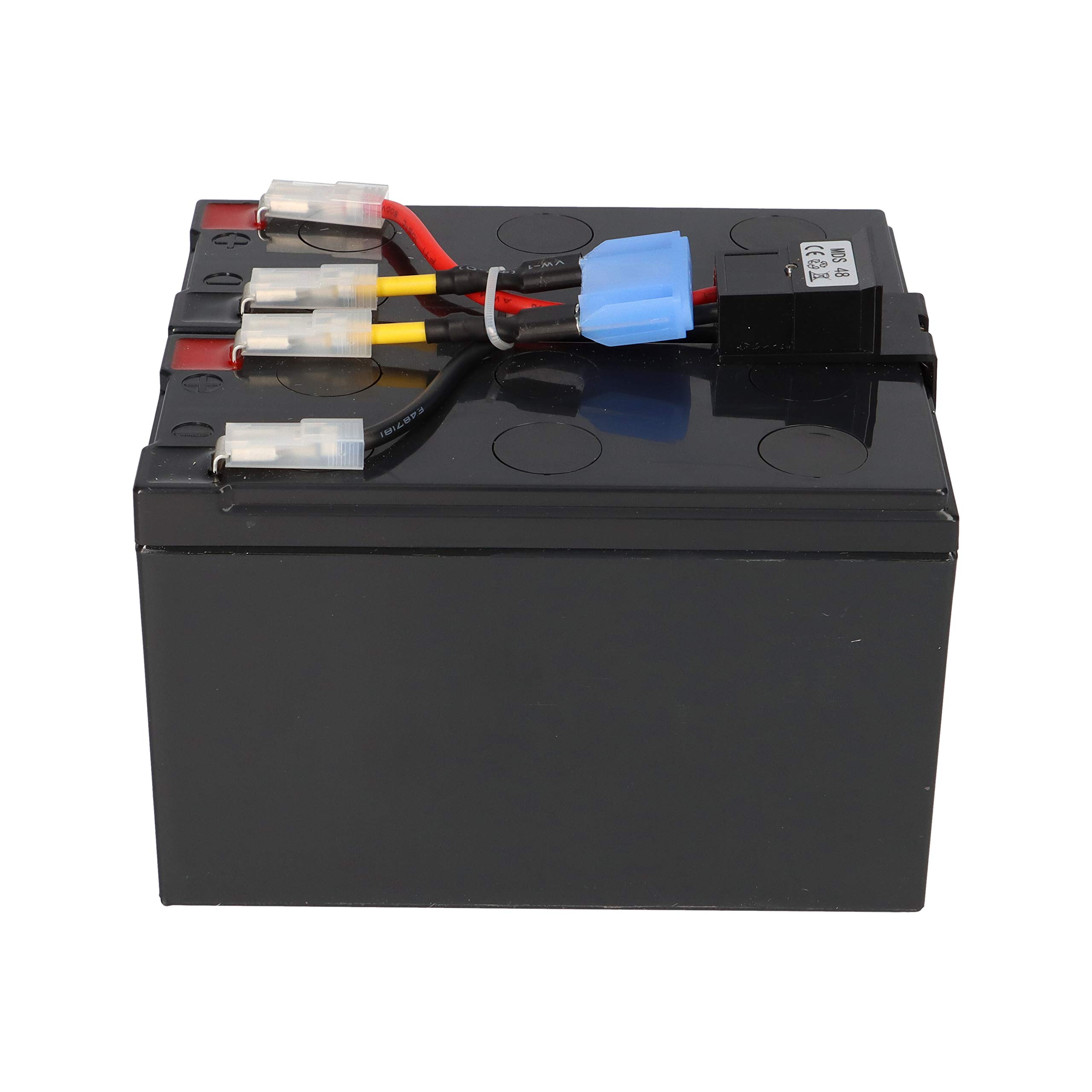CSB-SCD48 kompatibler Akkusatz für APC RBC48 Plug & Play passend für APC UPS DLA750 DLA750i SIA750ICH-45 SMT750 SMT750I SMT750ICH SMT750TW SMT750US SUA750 SUA750I SUA750IX38