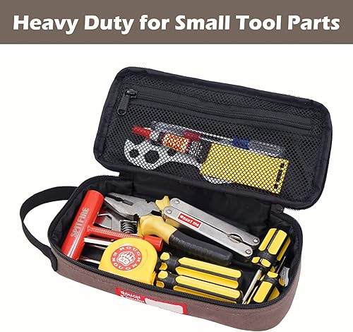 Miniatura 6 de Rough Enough - Bolsa de herramientas pequeña portátil, organizador EDC con asa