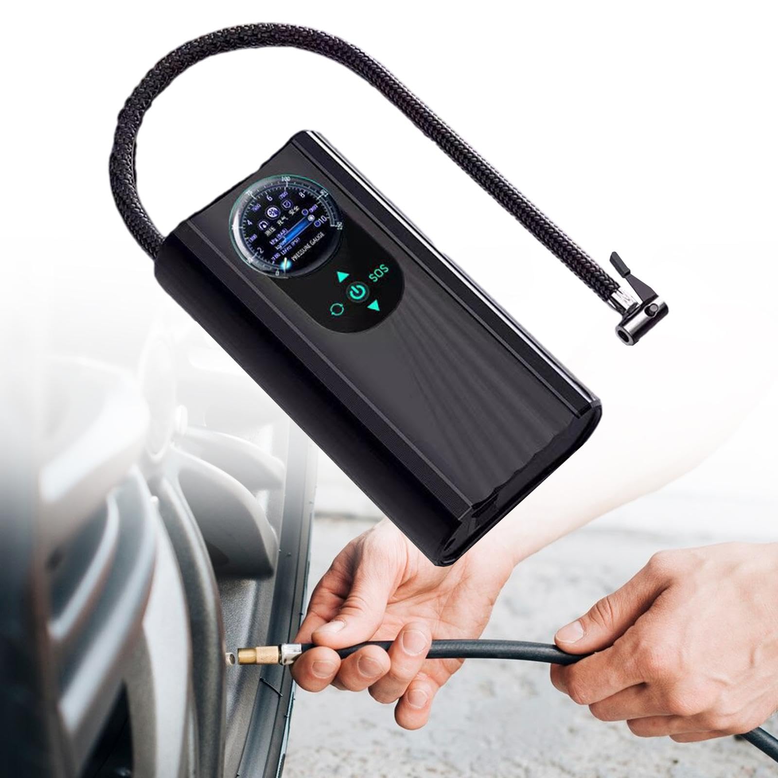 Compresor de Aire para Inflado de Neumáticos Y Accesorios para Vehículos, Auto