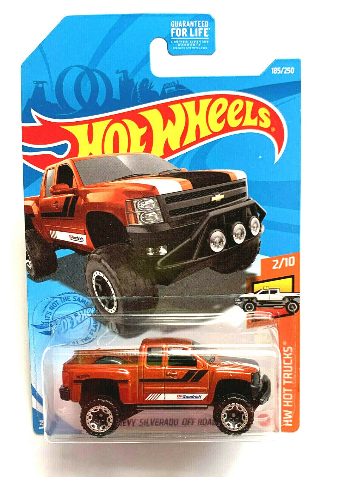 Hotwheels Chevy Silverado Off Road - HW Hot Trucks 2/10 [Burnt Orange] 185/250