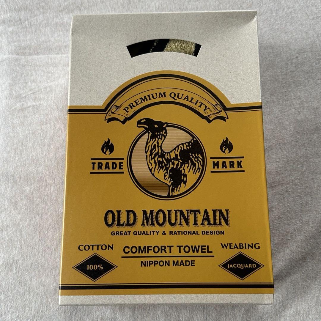 Amazon｜OLD MOUNT タオル ベージュ kakemono 同柄｜ハンド