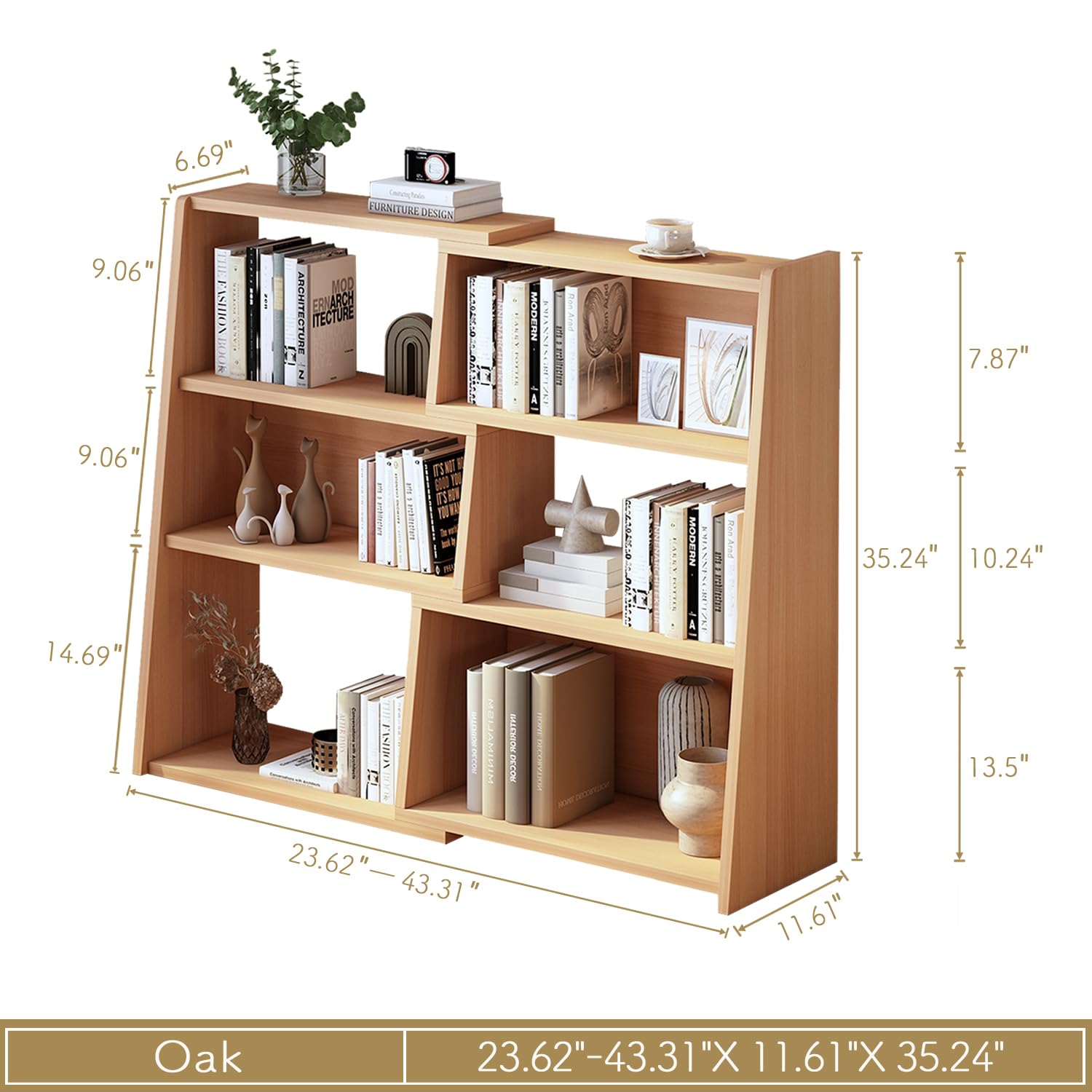 アントステラ　BOOKCASE　723 Amazon.com: DICTAC 73.23'' Tall Storage Cabinet Bookcase with 3