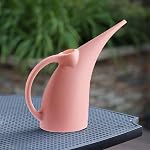 Long Spout Watering Can Gardening Hand Tools with Removable Nozzle, 3L Watering Device PP Flower Watering Can for Backyard Outdoor Watering Plants (Pink)