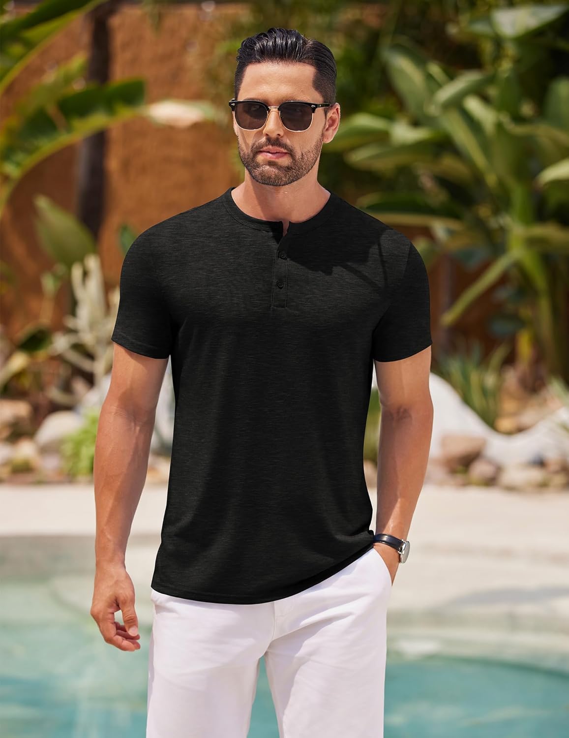 COOFANDY Camiseta masculina Henley manga curta casual básica Henley verão botão leve stretch camisetas em promoção! Veja a oferta e mais achadinhos de Camisetas 2 Hoje é o melhor dia para comprar COOFANDY Camiseta masculina Henley manga curta casual básica Henley verão botão leve stretch camisetas com aquele preço maroto! Promoção! Aproveite a oferta! 2
