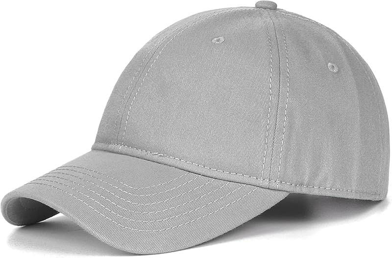 Gorra de béisbol Zylioo XL XXL para cabezas grandes, sombrero de papá ajustable para hombres y mujeres | Corona suave de algodón 100% para cabezas grandes 23,6"-25,5", confortable para jugar al golf, viajar, caminar y usar a diario