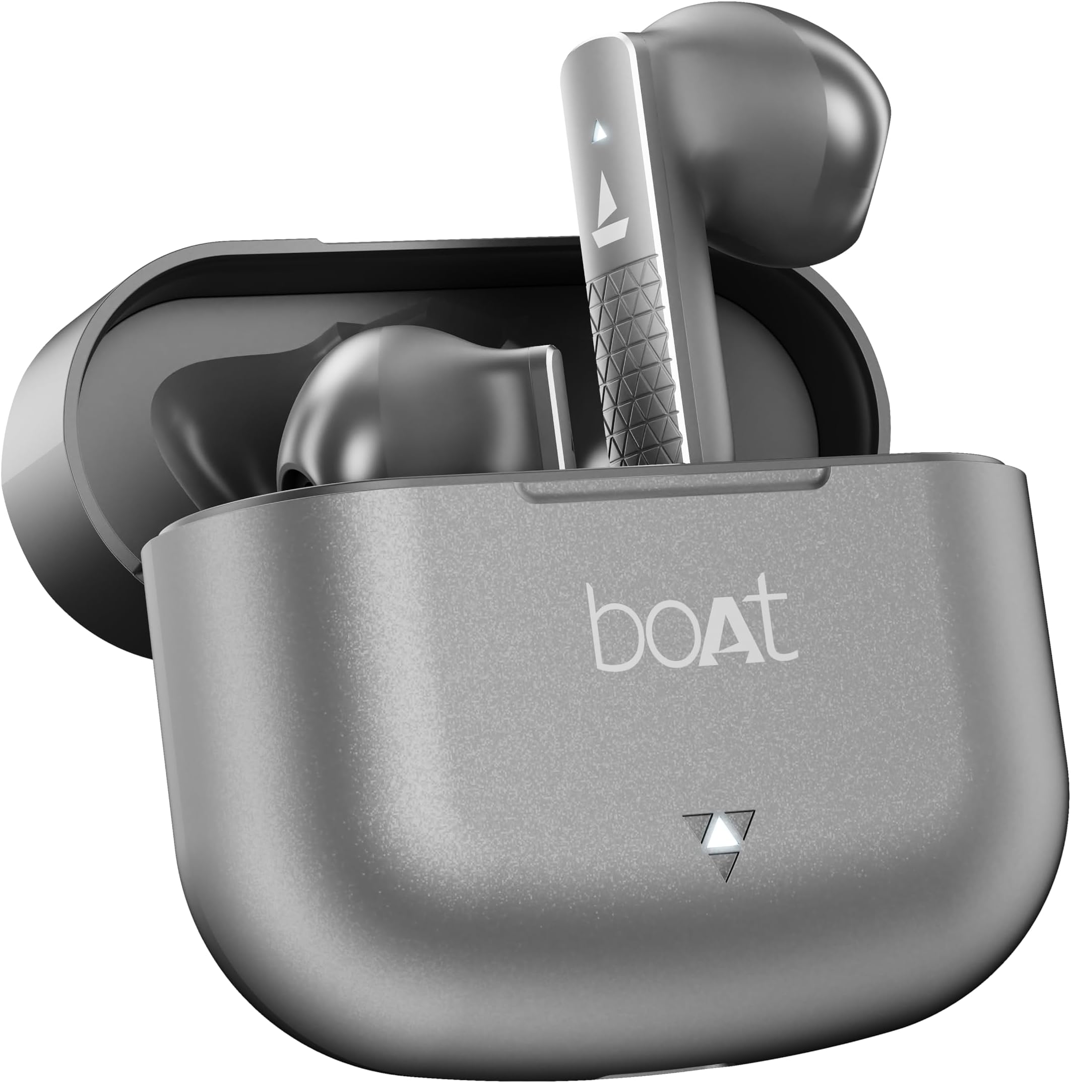 Airdopes 91 Prime, 45HRS Battery, 13 mm Drivers, Metallic Finish, Low Latency,ENx Tech, Fast Charge, v5.3 Bluetooth Earbuds, TWS Ear Buds Wireless Earphones with mic (Sonic Silver)