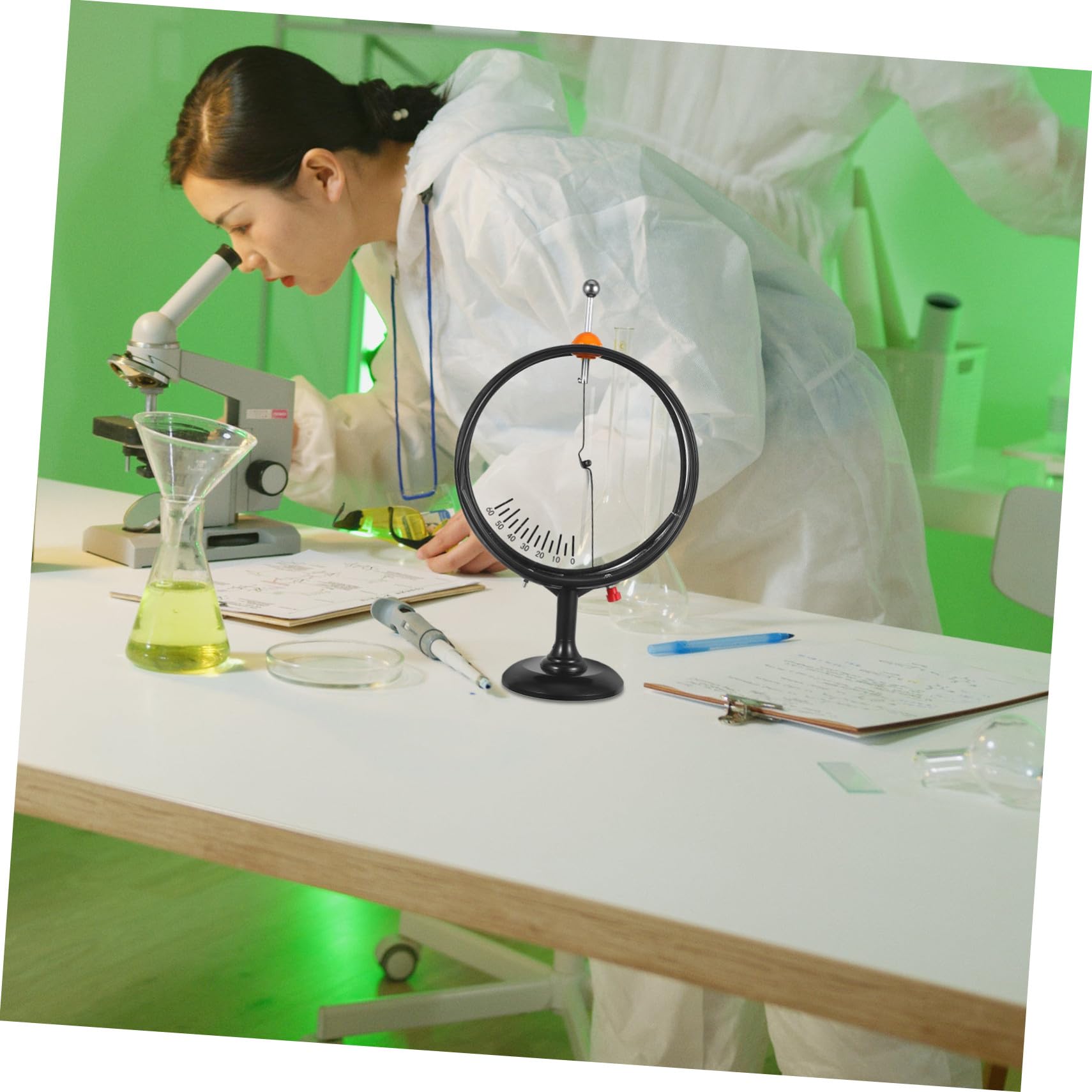 VILLCASE Strumento Didattico per Fisica Rilevatore di Carica Statica Kit per Esperimenti sulla Carica Statica Strumento di Laboratorio per Apprendimento della Fisica