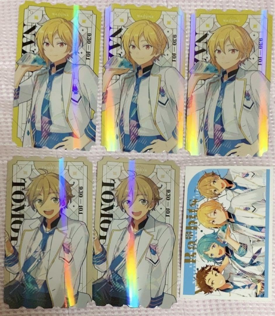 Amazon.co.jp: あんスタ スタフォニ チケット風ホロカード なずな 友也