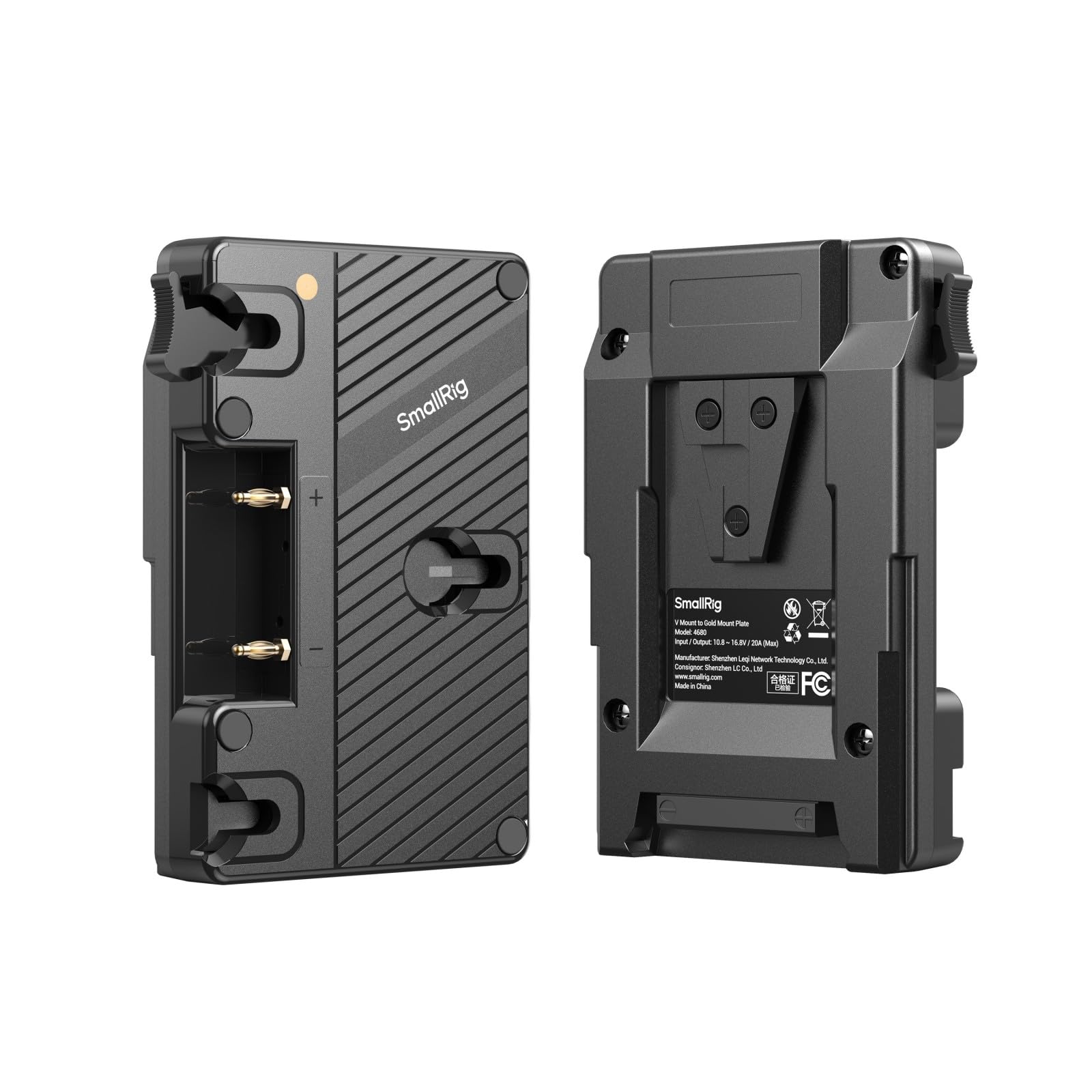 Vマウント→ゴールドマウント変換プレート Amazon.com : SmallRig V to Gold Mount Adapter with D-TAP Port for