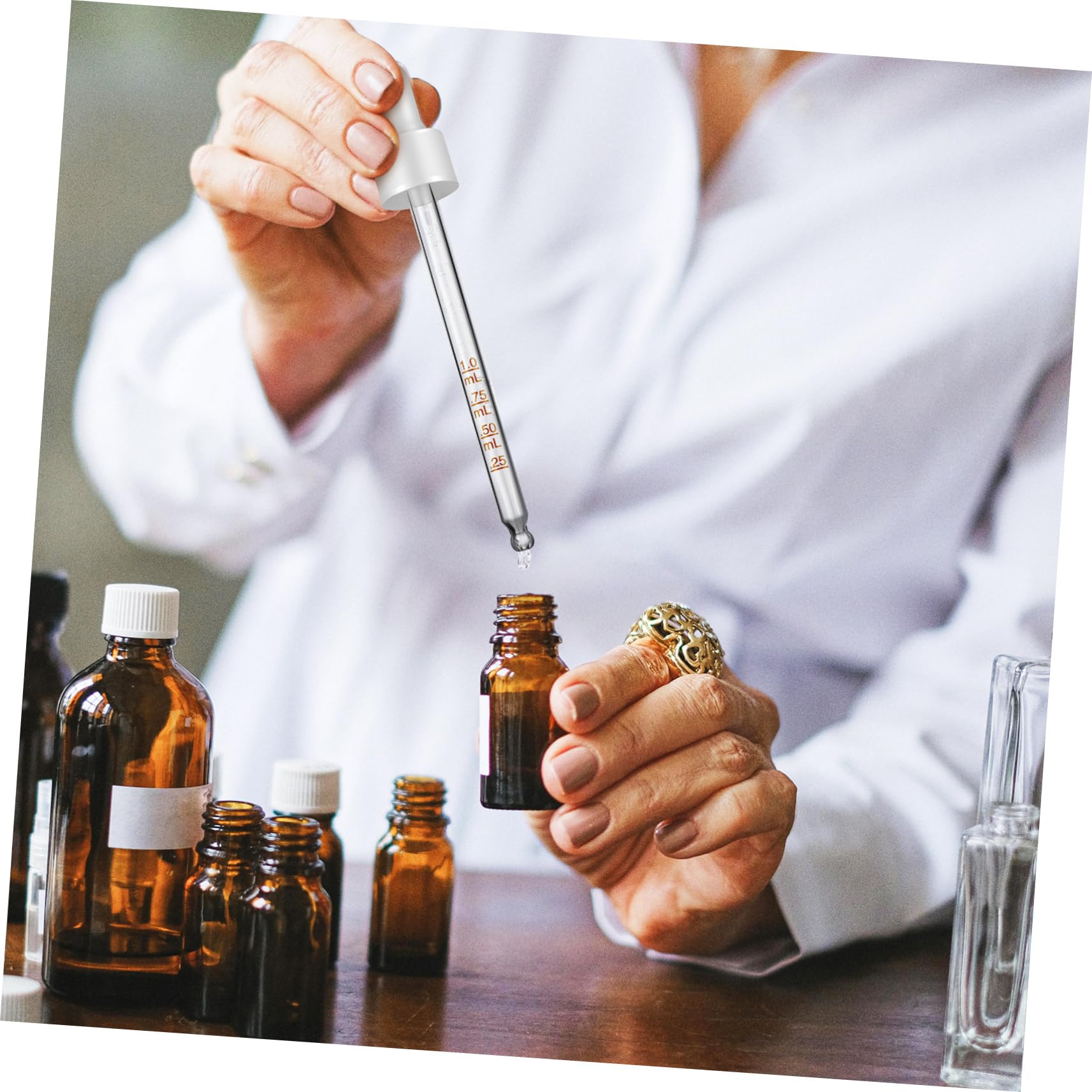 iplusmile 30stücke Glas Pipetten Mit Präzise Tropfer Für Ätherische Öle Laboranwendungen Und Kosmetik Robuste Und Klare Messpipetten Für Einfaches Dosieren
