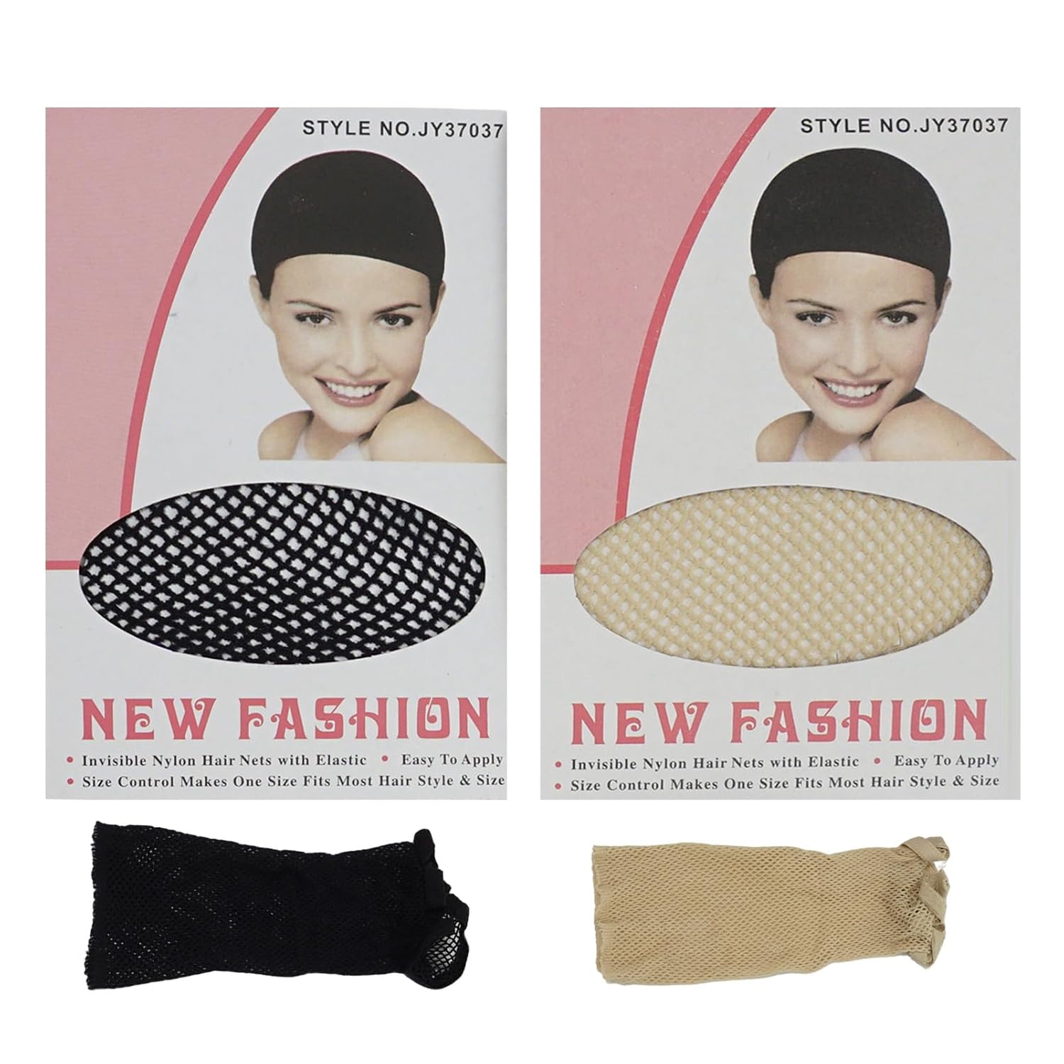 2 Pack Wig Caps for Women, Double Layer Large Mesh Wig Caps for Long Thick Hair, Secure Fit Breathable Hair Net for Wig Lightweight Headwear for Daily Use Cosplay,Black and Brown