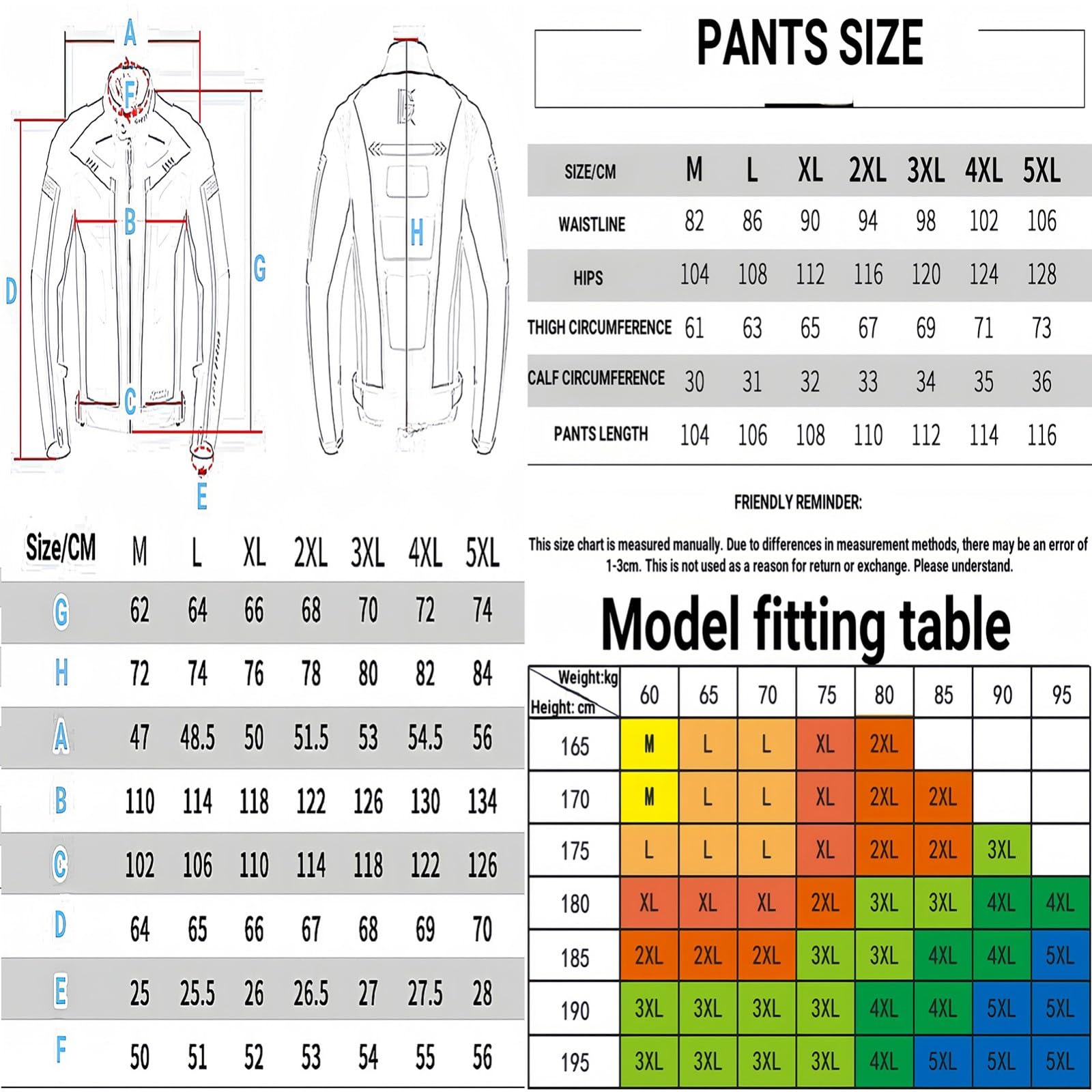 Traje De Moto Impermeable para Hombre Chaqueta Y Pantalón De Moto Traje De Blindado con Certificación CE Armadura Extraíble para Las Cuatro Estaciones Deportes Al Aire Libre