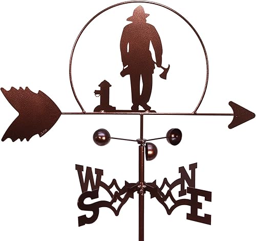 SWEN Products Veleta Fireman Fire Fighter (montaje ajustable incluido)