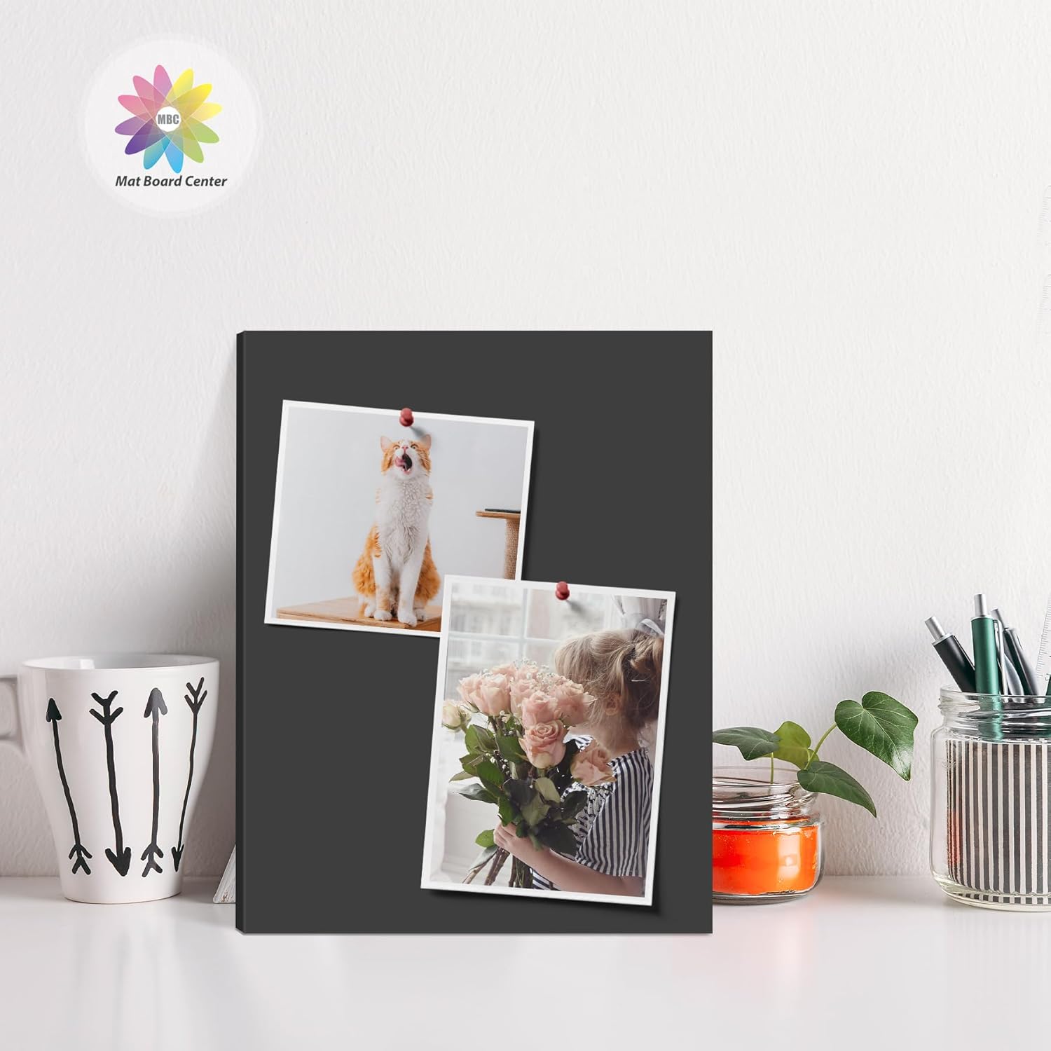 Mat Board Center Premium Black Foam Core Board - 24x36 Inches, 3/16" Thick - 10 Pack, Acid-Free - Ideal for Mounting, Crafts, Art, and Presentations