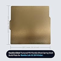 Vista 6 de Doble Cara para Bambu Lab X1/X1C/X1E/P1P/P1S/A1 Placa de Construcción PEI Hoja para Cama Calentada de Acero con Muelle Plataforma Flexible de Acero