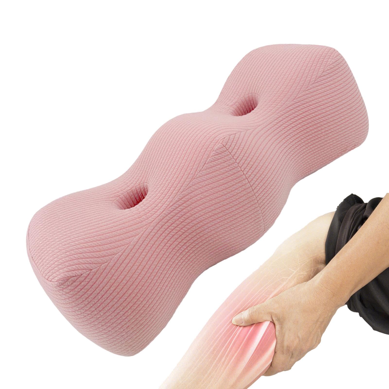 Almohada elevadora de piernas, almohada de espuma viscoelástica en forma de colina para dormir, cojín elevador de tobillo, cojín elevador de piernas o pie elevador de piernas, cojín de contorno debajo