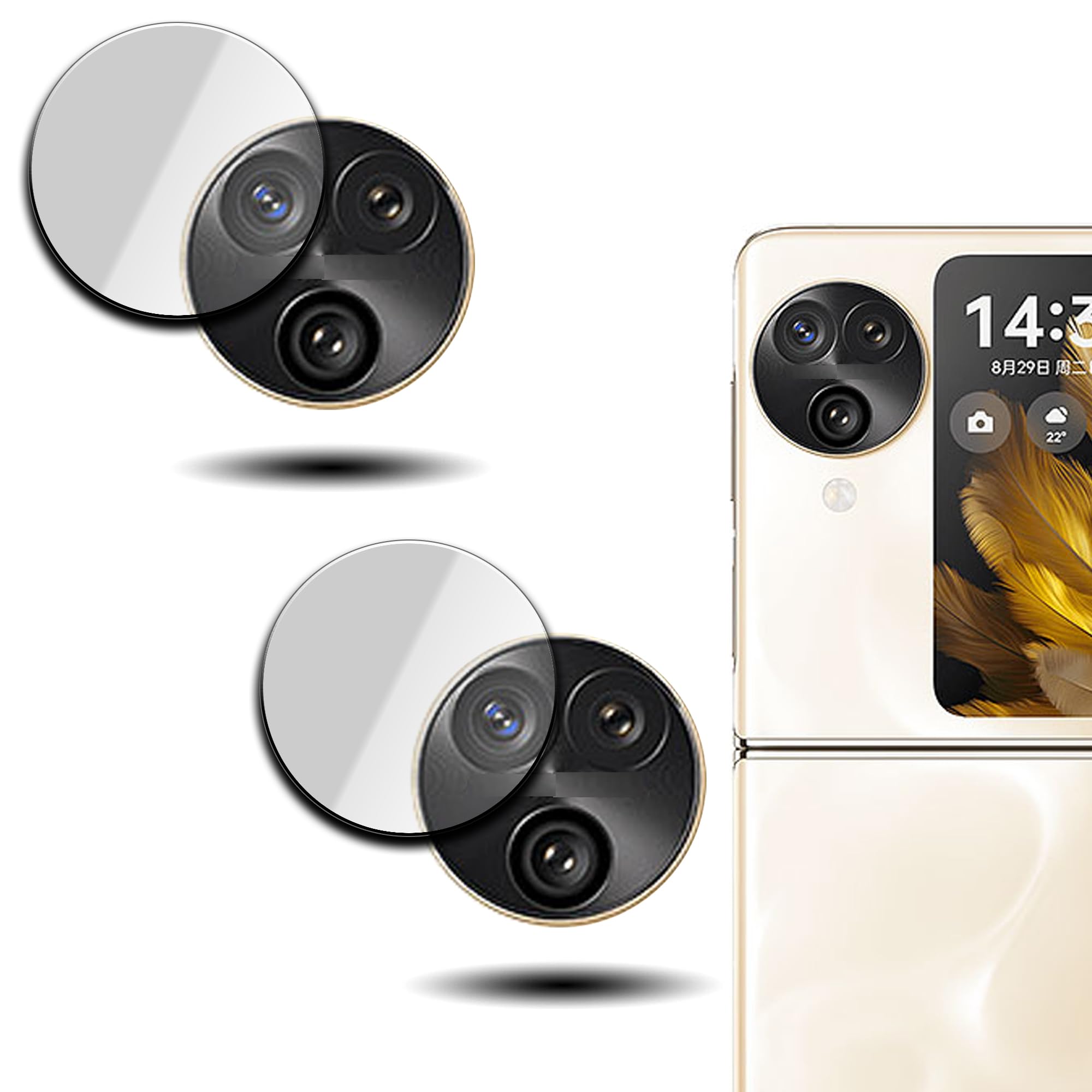 Oppo Find N3 Flip - Camera Lens Protector Pack of 2 (B0CQ4QKD4Z) Amazon Price History, Amazon Price Tracker
