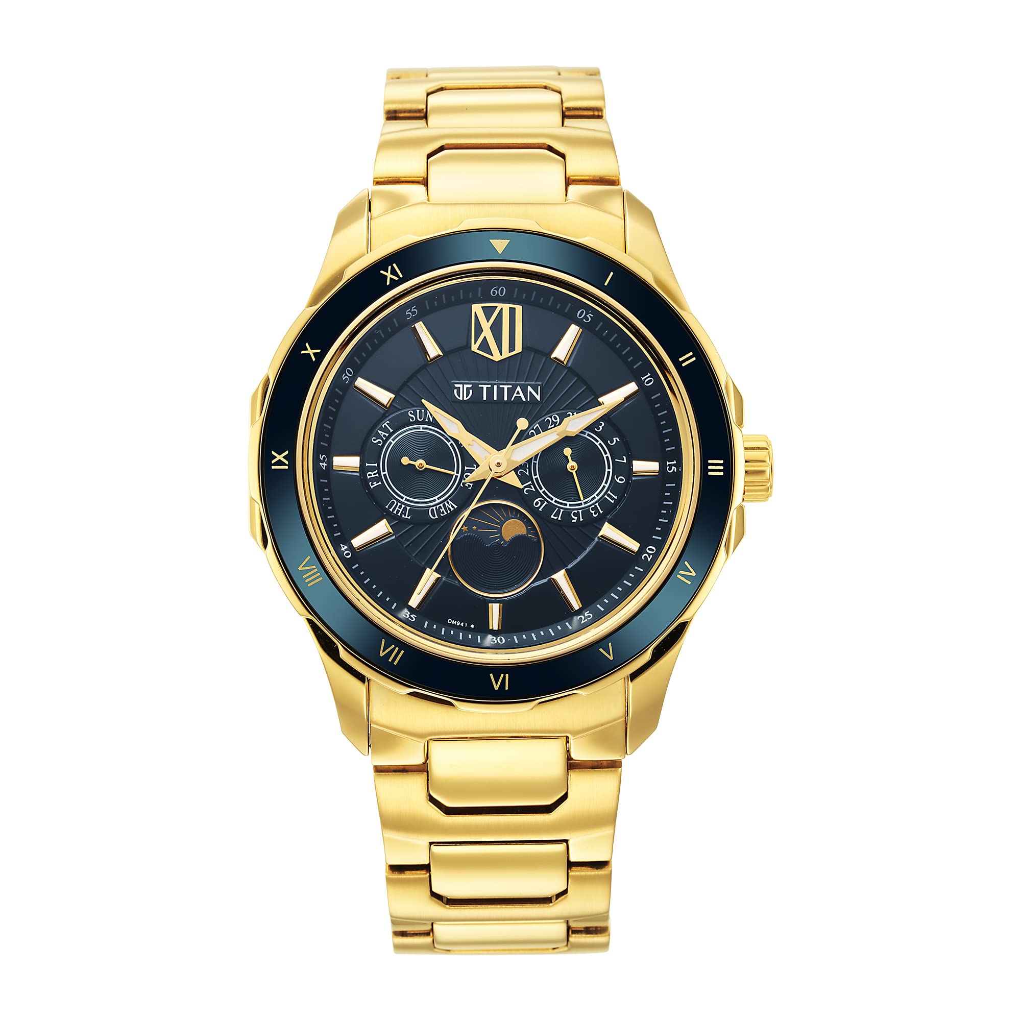 Titan Regalia Premium Green Dial Quartz Multifunction Stainless Steel Strap Watch for Men-1688KM05 (B0BRQHZ6CQ) Amazon Price History, Amazon Price Tracker