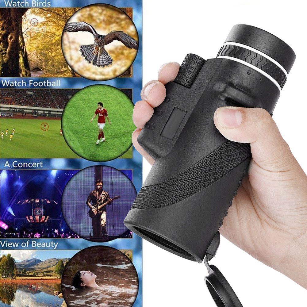 Monocular Telescope, 42mm Exit-Pupil Diameter Advanced 8X Zooming Manual Focusing Phone Monocular Telescope, for Phone