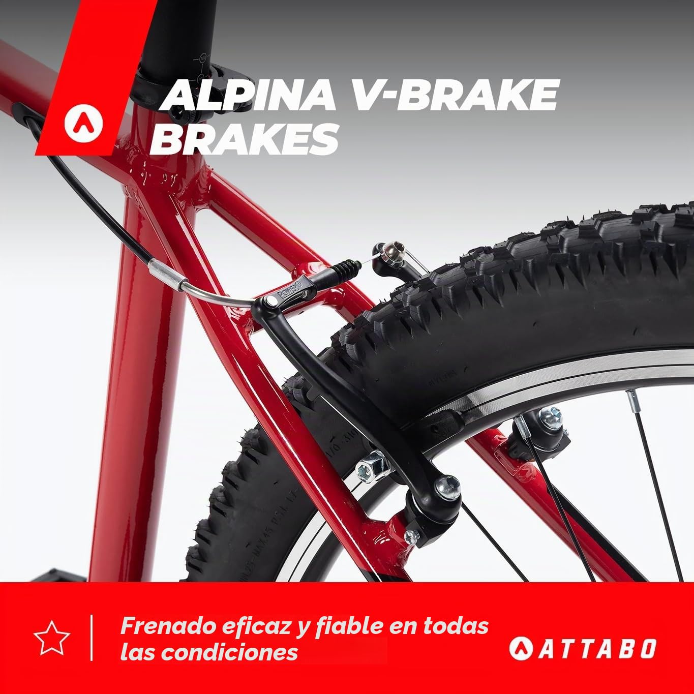 ATTABO Bicicleta para Hombre Alpe 1.0 con Marco de Aluminio de 17 – 21 Pulgadas, Manillar ergonómico, Freno en V, Azul, Bicicleta de montaña con Ruedas de 29 Pulgadas con Accesorios, sillín Ajustable