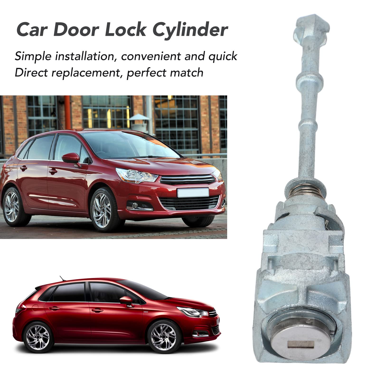 Cilindro Cerradura Cilindro De Cerradura De Puerta Delantera Con Llave, Conjunto De Cerradura C4