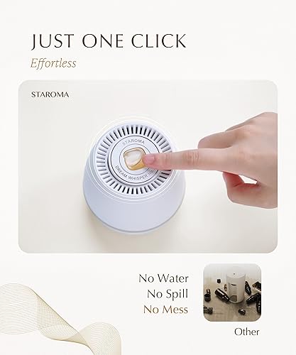 Miniatura 2 de Difusor de aceite esencial sin agua para dormir, kit de inicio de aroma de 30 días, máquina de fragancia inalámbrica, funciona con pilas y