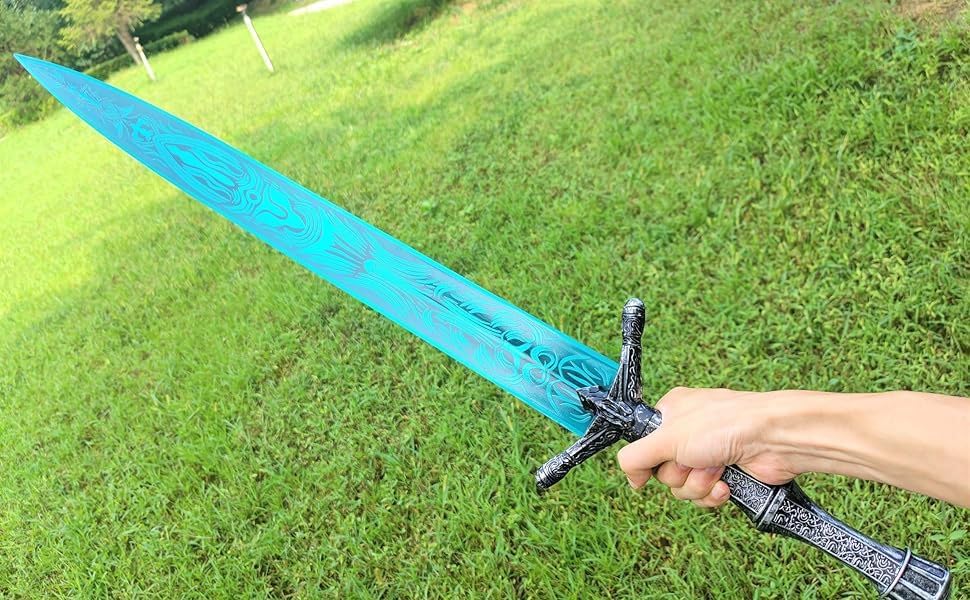 Handmade Moonlight Greatsword Set | Fantasy Replica Swords from Eldaen-Inspired Worlds | Stainless Steel Collectible for Cosplay & Display image 5