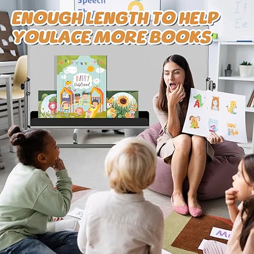 Miniatura 9 de 2 estantes magnéticos para pizarra blanca, estantes magnéticos para libros con soporte magnético para marcadores, soporte magnético de archivos de