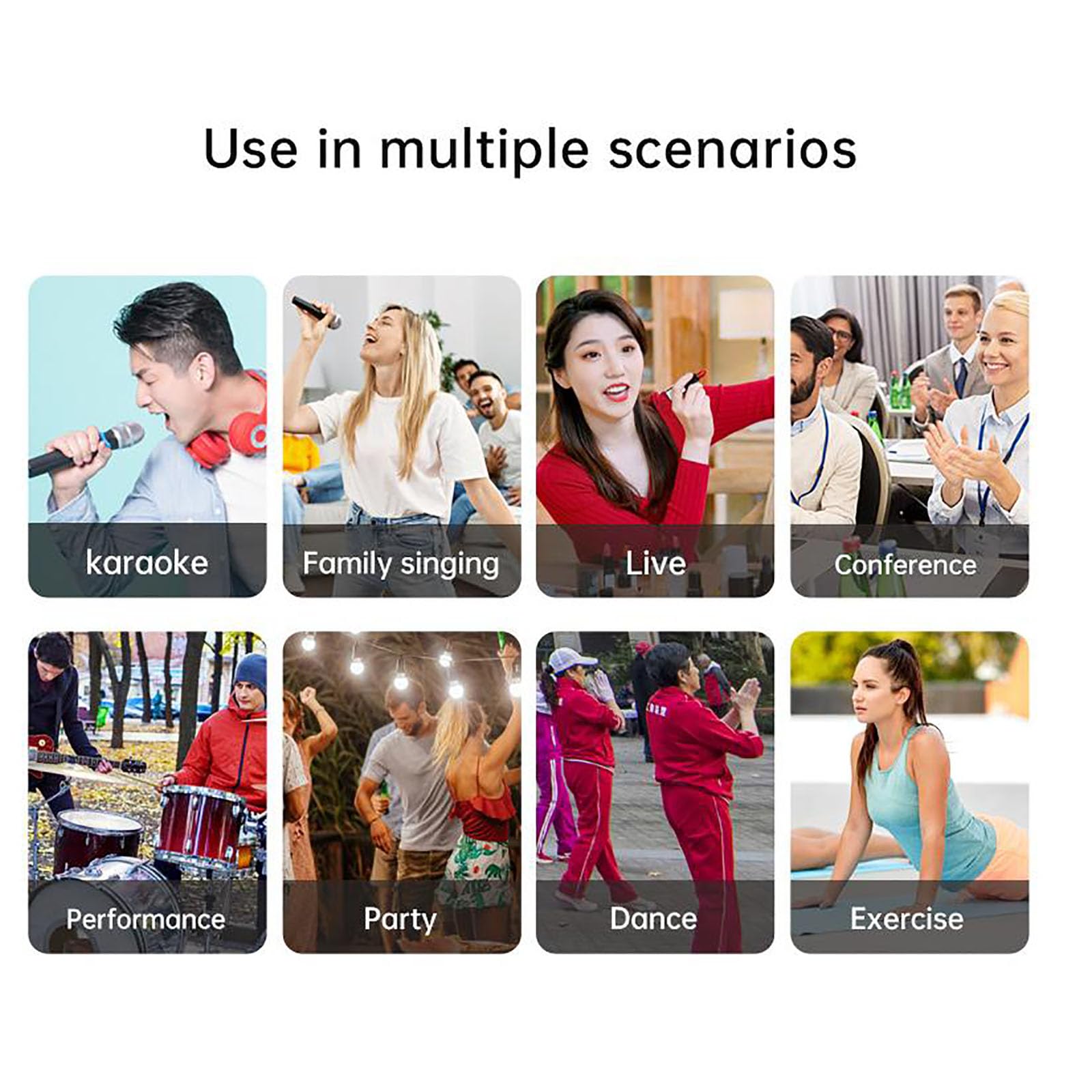Dispositivo Karaoke Professionale, Altoparlante Karaoke Senza Fili con Touch Screen da 14,1", Supporta il Controllo dell'App del Telefono e Schermo Rotante, Supporta il Doppio Design e Facile da Rip