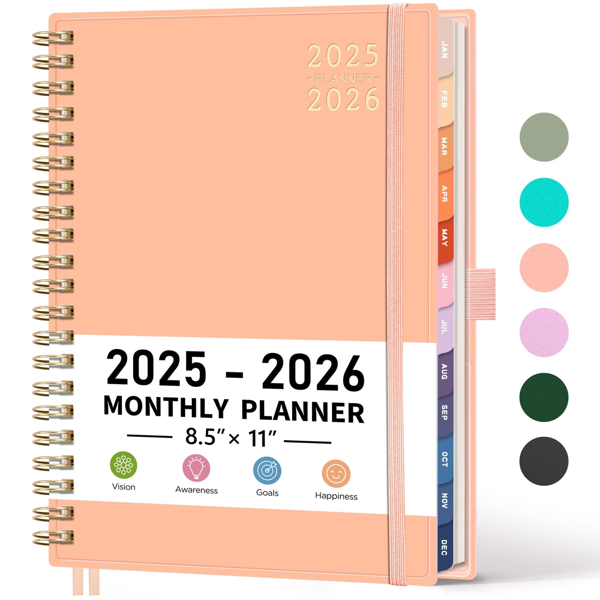 RETTACY Planner 20252026, Monthly Planner, Jan 2025 Dec