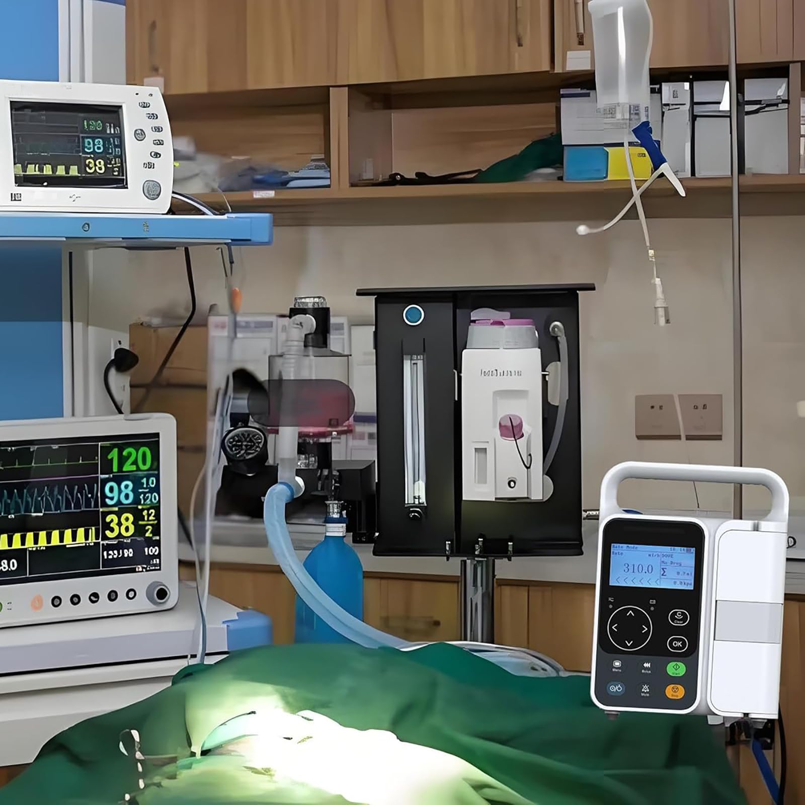 Pompa Di Infusione Automatica, Pompa Per Infusione Ad Alta Precisione Con Display LCD Da 3 Pollici, Infusione IV Ad Alta Precisione E Regolabile Con Allarme, Calibrazione, Per Ospedale, Clinica