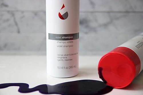 Miniatura 4 de GREAT CLIPS Solutions - Champú violeta, 10 onzas, champú tonificante que mejora el color del cabello, funciona en cabello natural y tratado con