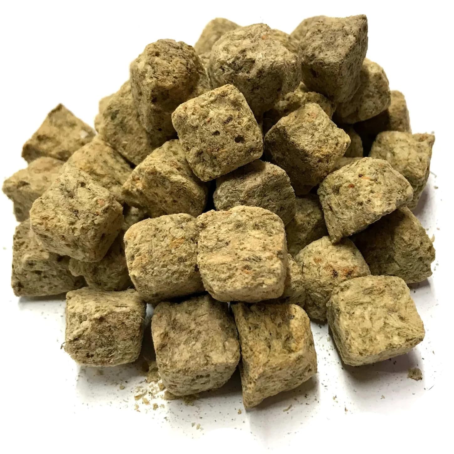 Freeze Dried Brine Shrimp Cubes - Brine Shrimp Provide Balanced Diet for A Wide Variety of Tropical and Marine Fish (8 oz)
