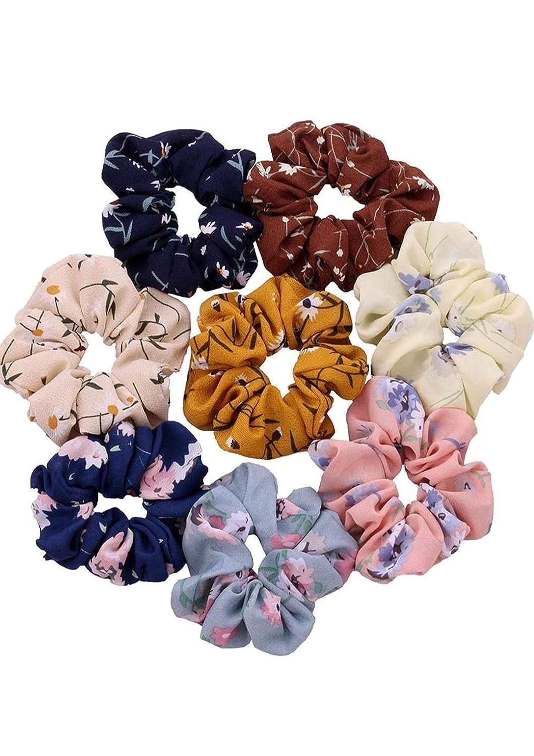 ILTPL - (Pack Of 6) Unique Cotton Elastic Scrunchies, Hairband For Womens and Girls, multiolour hair bands, elastic hair bnds (B0CCV4VMMC) Amazon Price History, Amazon Price Tracker