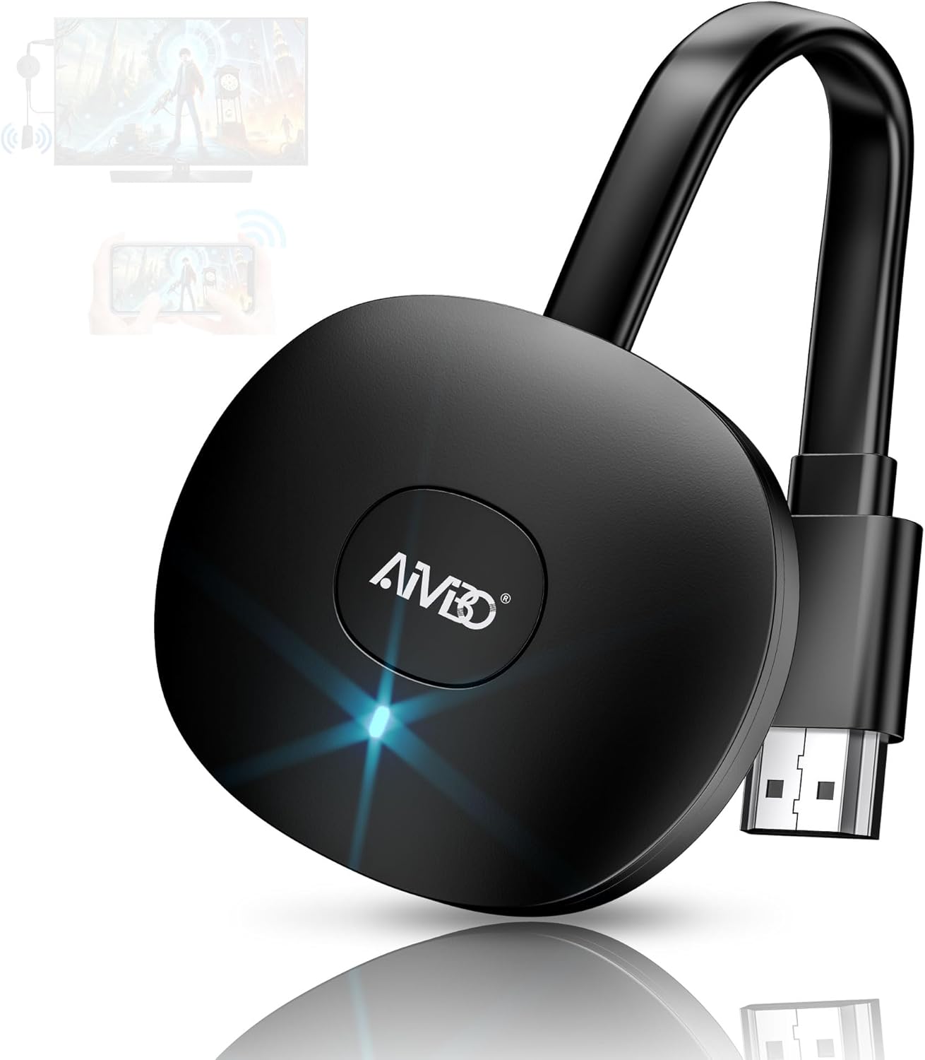 Wireless HDMI Adapter, SOCLLLife HD Wireless HDMI Dongle, Miracast Display Adapter, Kabellos HiFi Display Dongle für TV, Audio&Video von Tablet/Android/OS/Windows/Mac OS auf PC/HDTV/Monitor/Projektor - Amazon product rated Grade C