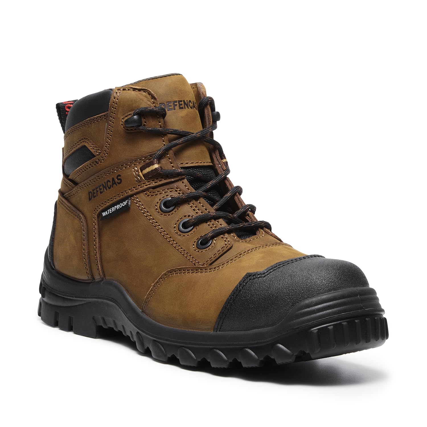 Men's 6"& 8'' Waterproof Composite Toe Work Boots, Slip Resistant