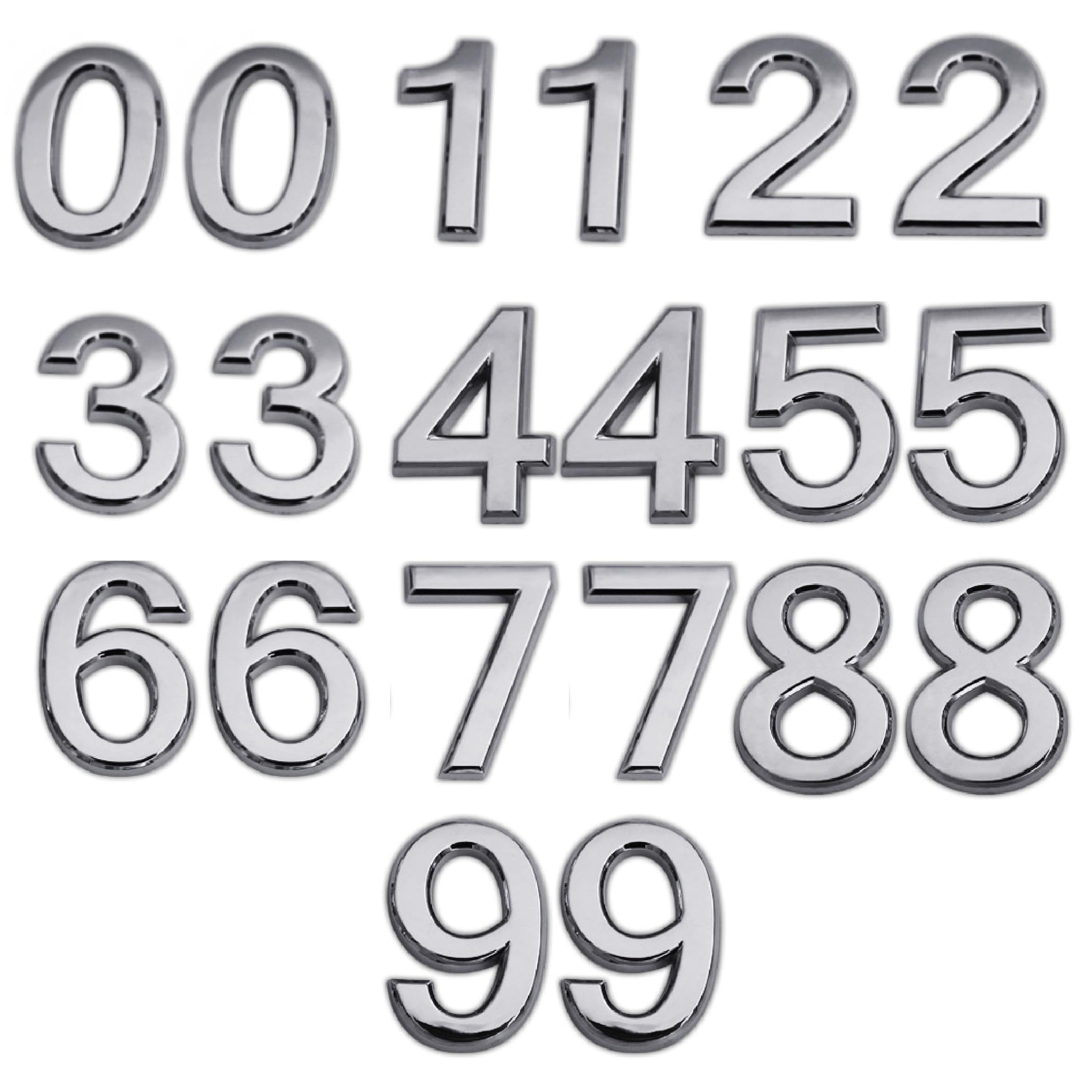 Amazon | HAMILO ナンバーステッカー 部屋番号 ロッカー 数字 10種