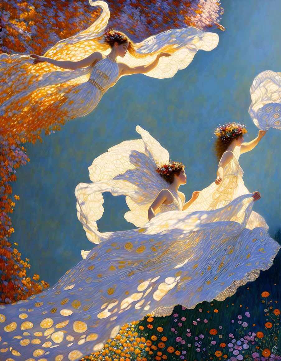 Toile murale Meechi Danse au soleil pour habiller un mur vide 50x70 - 4