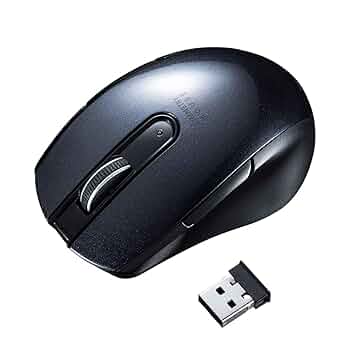 Amazon.co.jp: サンワサプライ ワイヤレスマウス BlueLED 5