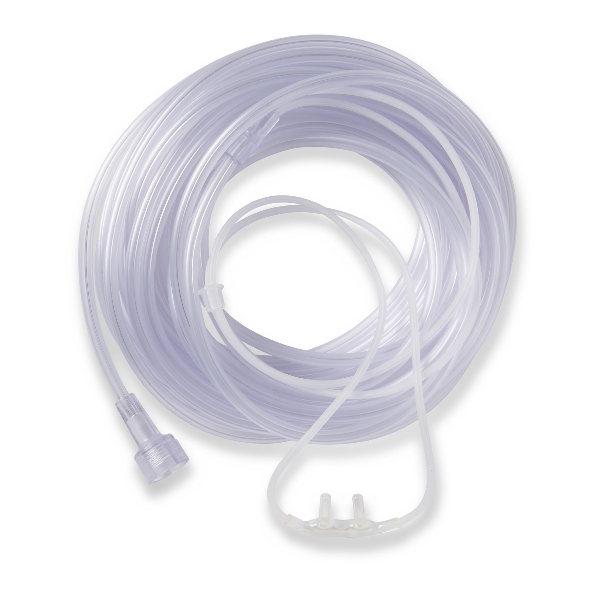 Medline HUDU8507 Soft-Touch Nasal Oxygen Cannula, Universal Connector, 7-ft. Tubing Length, Adult Size, Pack of 50