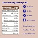 TummyFriendly Foods Certified Organic Sprouted Ragi Porridge Mix |Available in Trial Baby Packs too | Shelf-life 6 month | 400g gallery image