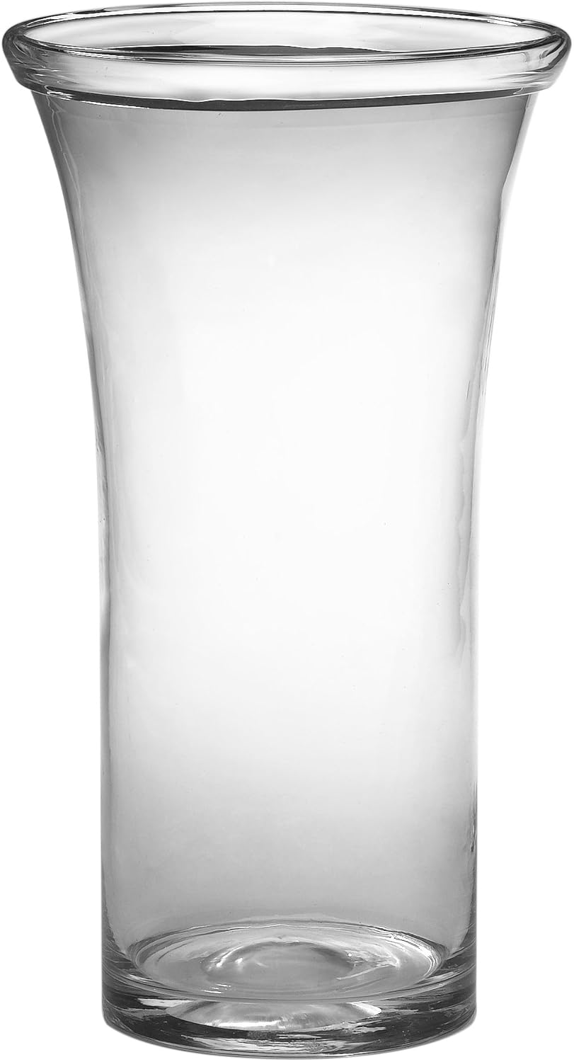 Homart 15Inch Flared Glass Hurricane Vase Home & Kitchen