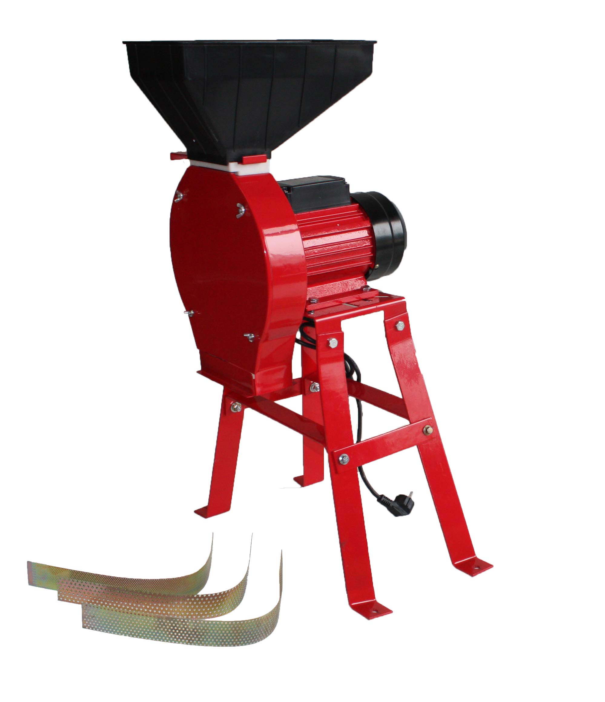 Bricoferr Molino de Cereales Eléctrico - 750W, Capacidad de molienda de 180 kg/h