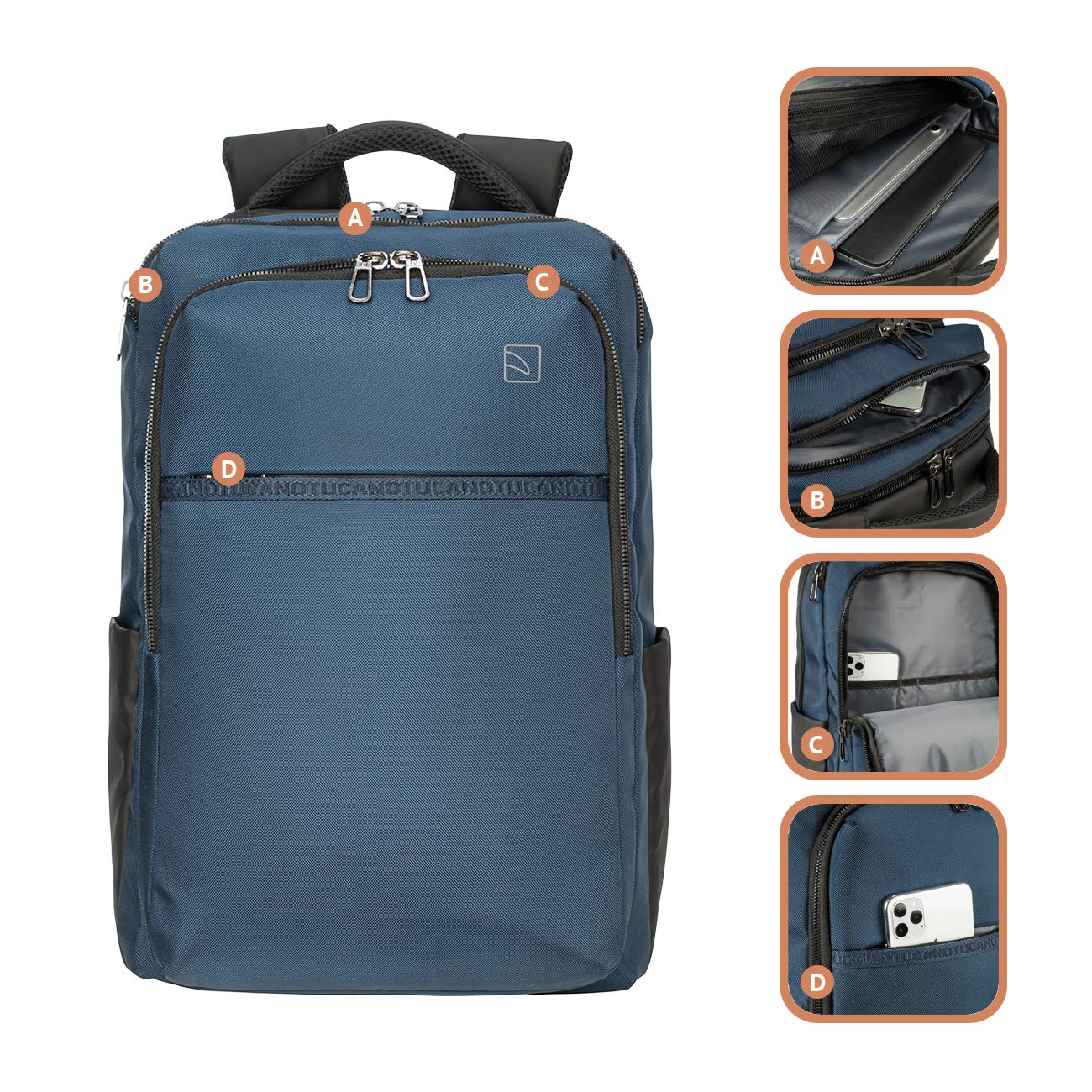 Martem Backpack per Laptop 15.6 pollici - Dettaglio